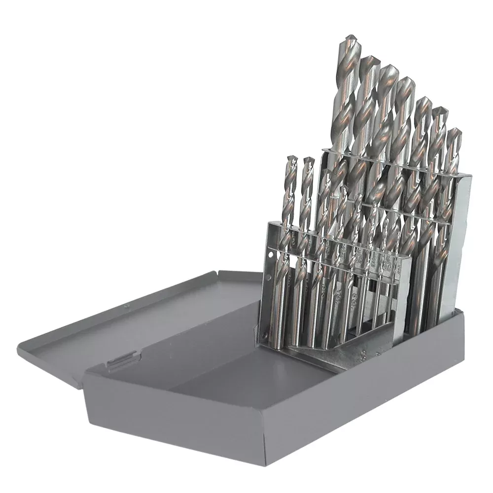 15pc Drill Set - Jobber - Bright