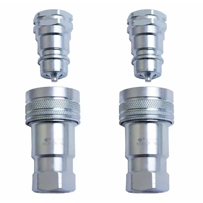 (2 Set) 1/2" Hydraulic Ag Quick Couplers Interchange 4050-4 / 8010-4 Pioneer Deere