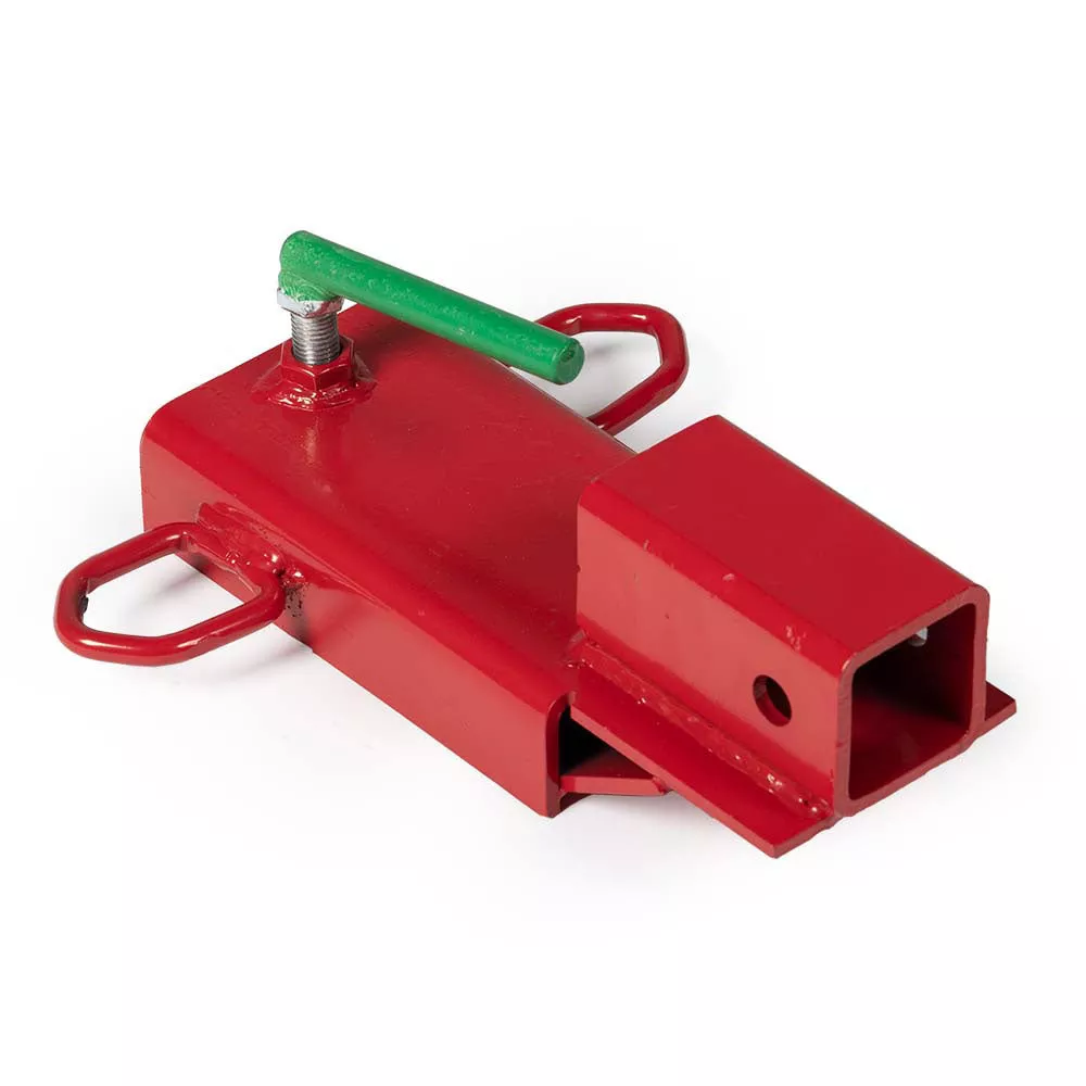 Clamp-On Forklift Hitch Receiver Adapter