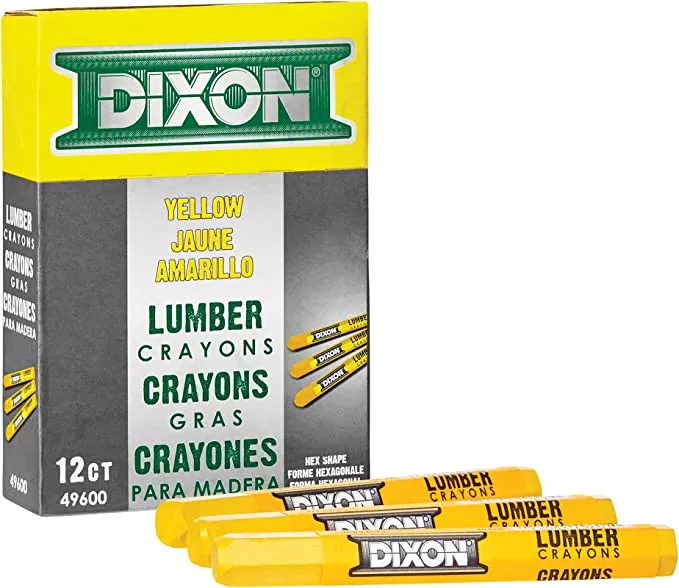 Yellow Lumber Crayons – Box of 12